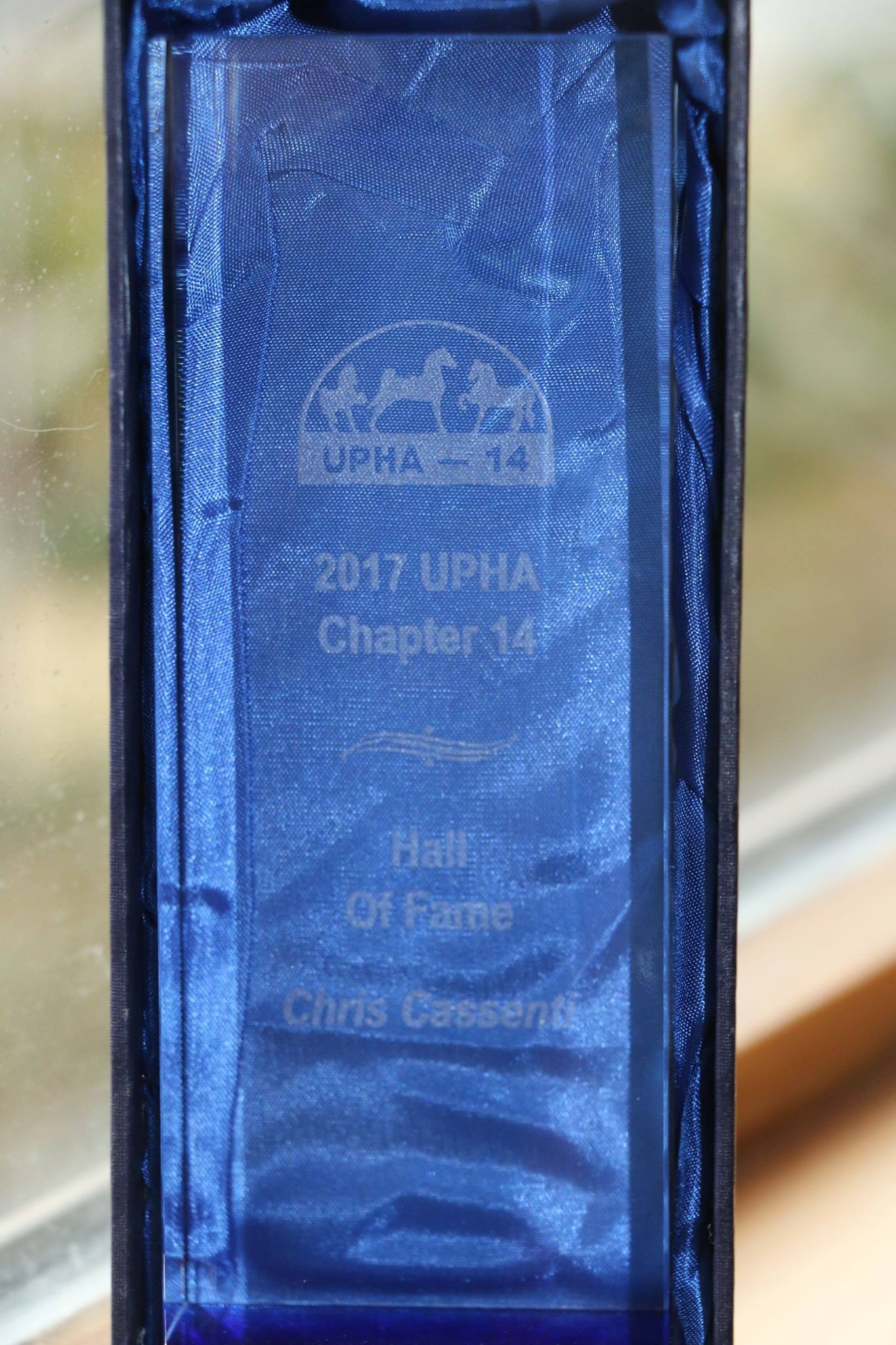UPHA Hall of Fame award ribbon