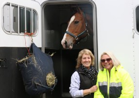  Chris and new owner Kim with her new horse Holly