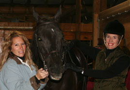 assistant trainer Ann Walker with student