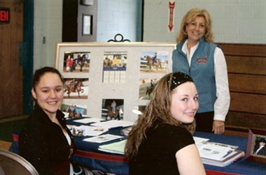 Chris at the Essex Aggie Job Fair