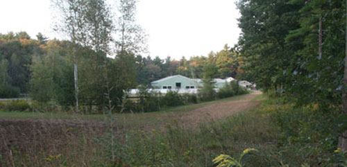 Rear view of Chrislar Farm