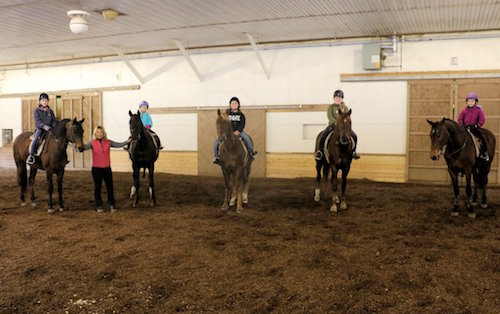 Chrislar group at horse camp day