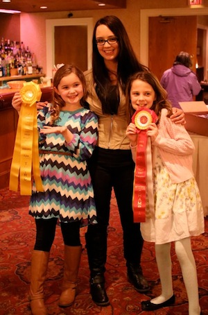 Sarah with award winners at RRDC Awards banquet